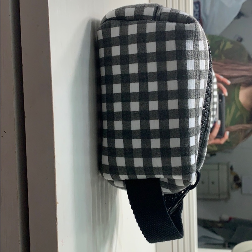 Small plaid makeup pouch !